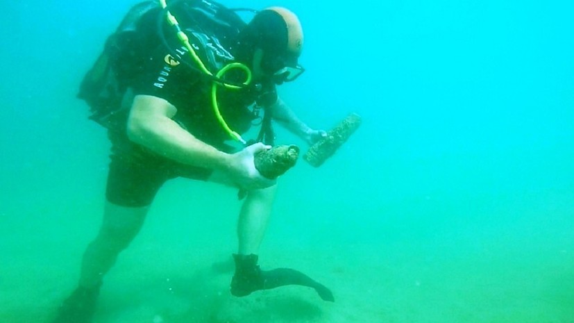 Специалисты ЧФ начали очищать акваторию Чёрного моря от боеприпасов времён войны