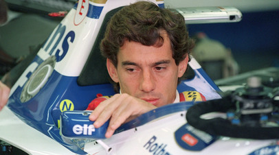 1 мая 1994 года. Айртон Сенна перед стартом Гран-при Сан-Марино