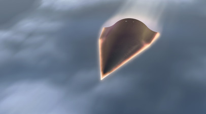 Компьютерная анимация полёта Hypersonic Test Vehicle 2 