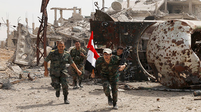 Сирийские правительственные войска. Архивное фото