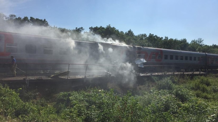 Четыре пассажирских поезда задерживаются из-за аварии в Адыгее