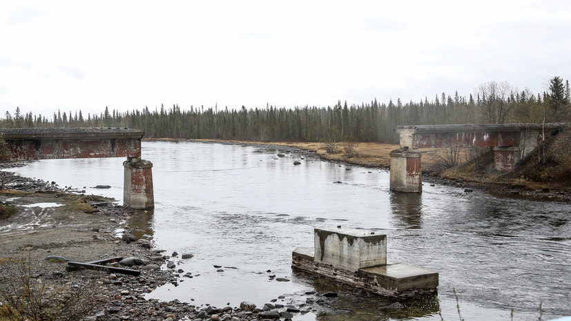 Исчезло 56 тонн металла: полиция Мурманской области возбудила дело из-за пропажи моста