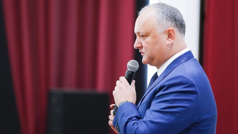 Додон отреагировал на решение КС Молдавии по своему отстранению