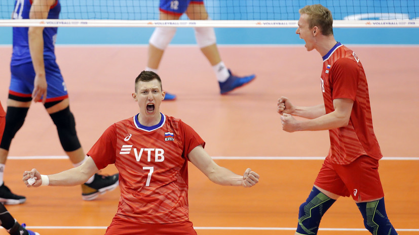 Мужская сборная России одержала пятую победу в волейбольной Лиге наций
