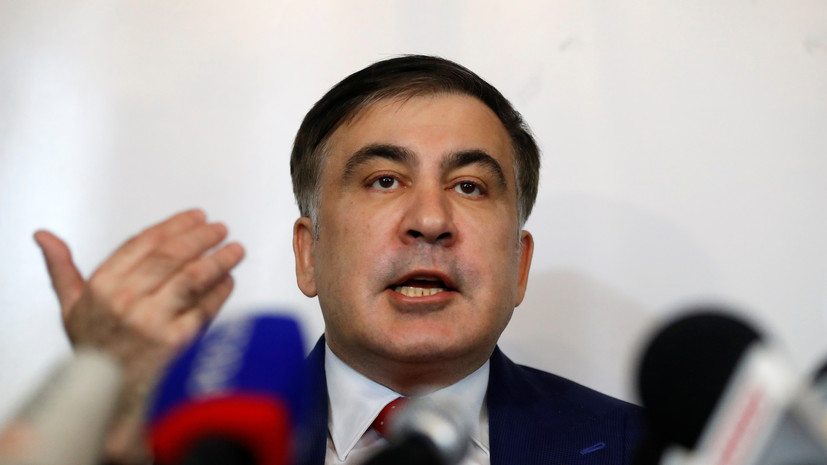 Саакашвили возглавил список партии «Движение новых сил» на выборах