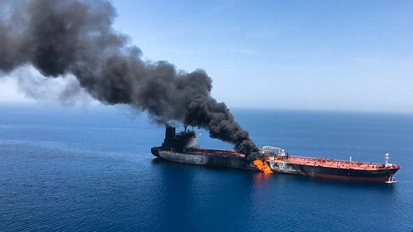 МИД Британии обвинил Иран в нападении на танкеры в Оманском заливе