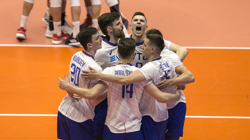 Сборная России обыграла Канаду в матче волейбольной Лиги наций