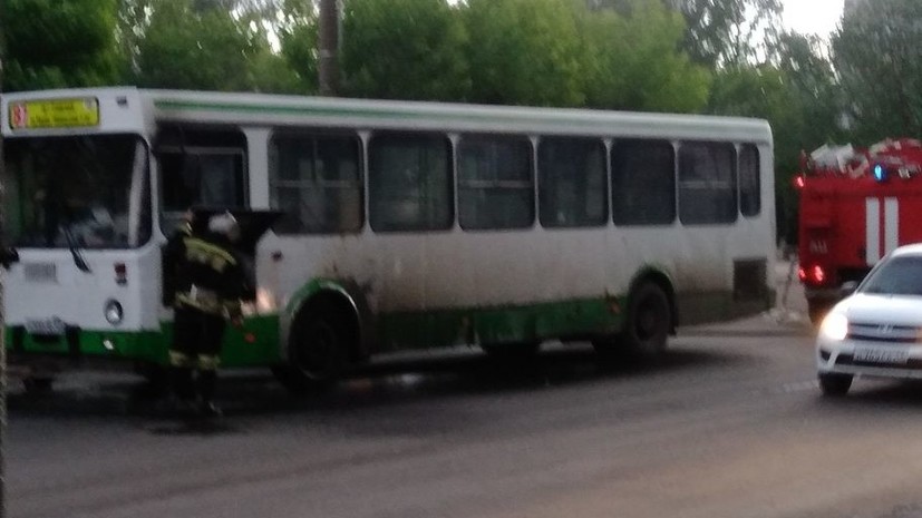 В Кирове наградят мужчину, спасшего пассажиров из горевшего автобуса