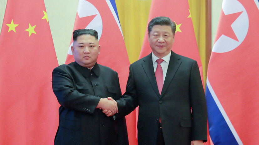 Си Цзиньпин встретился с Ким Чен Ыном