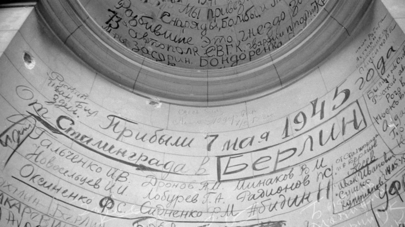 Надписи со стен Рейхстага: RT представит шрифт, посвящённый 75-летию окончания ВОВ