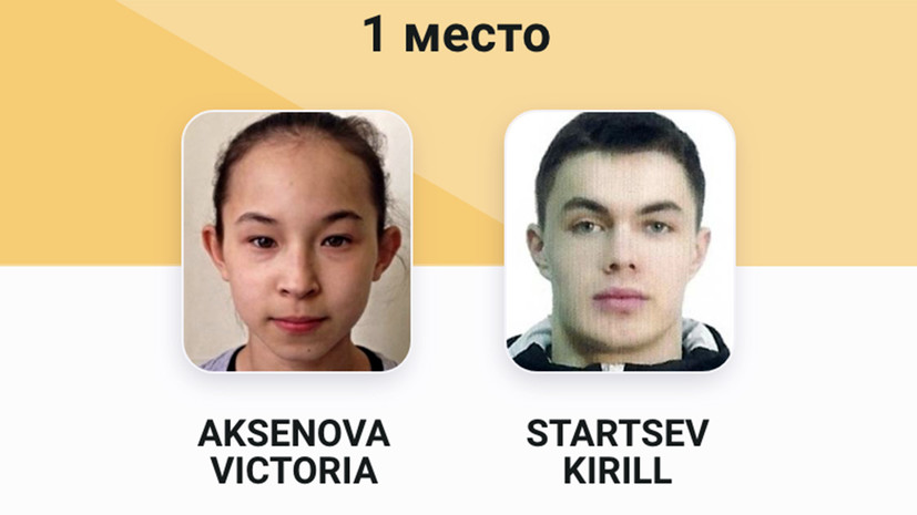 Акробаты Аксёнова и Старцев стали вторыми в балансовых упражнениях на ЕИ-2019