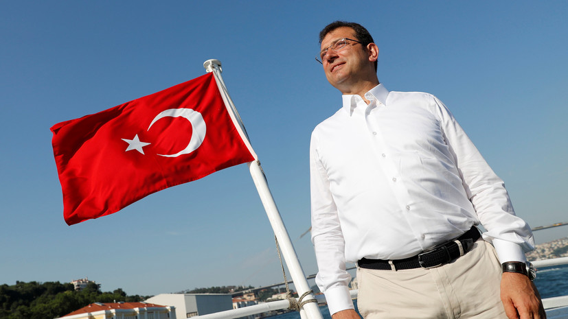 Йылдырым поздравил кандидата от оппозиции с победой на выборах мэра Стамбула