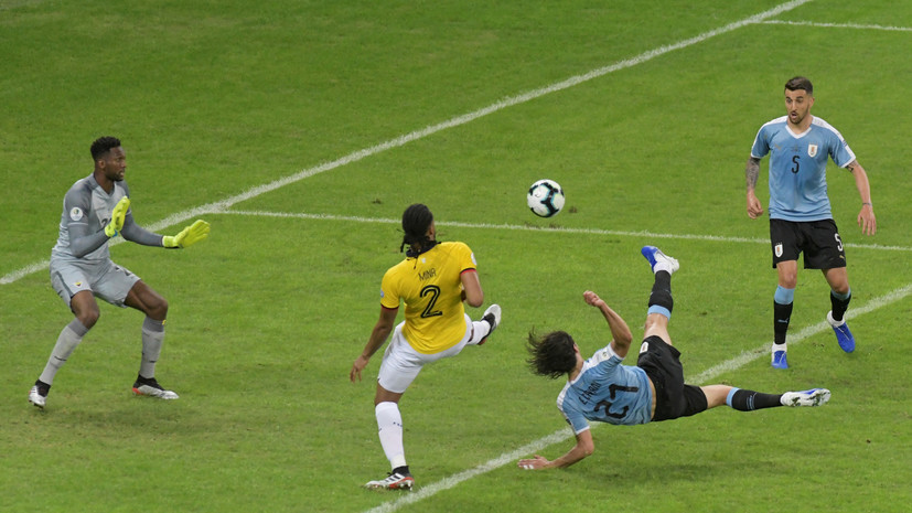 Сборная Уругвая победила команду Чили и вышла в плей-офф Кубка Америки