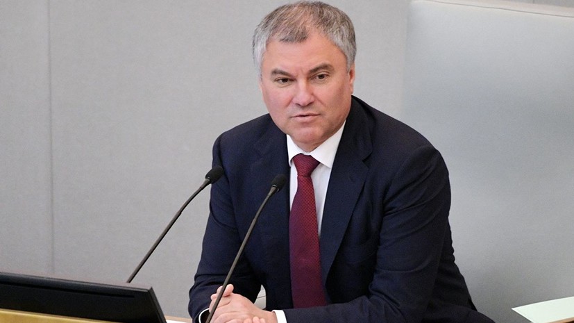 Володин обсудил вопросы сотрудничества с председателем Народного собрания Болгарии