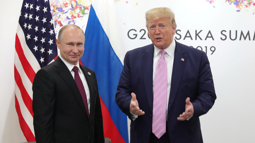 Трамп сравнил с «Оскаром» обстановку в начале встречи с Путиным