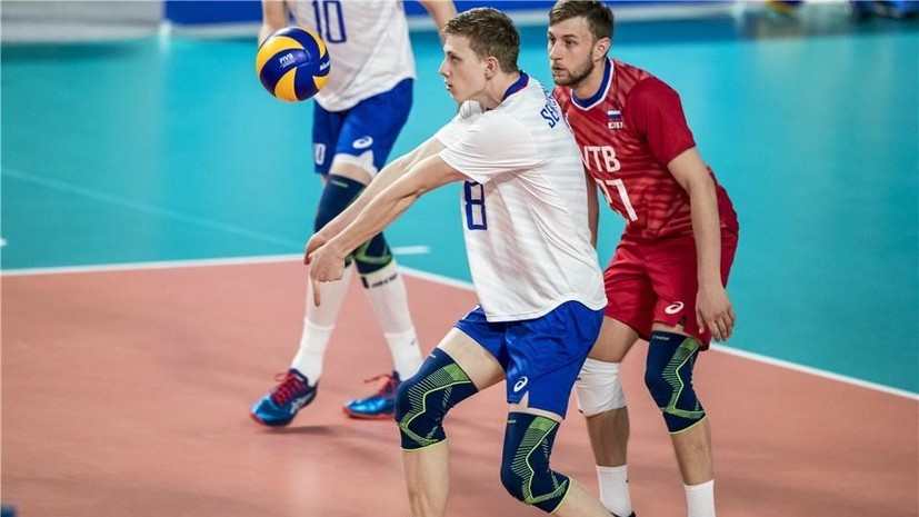 Сборная России обыграла Китай в матче волейбольной Лиги наций