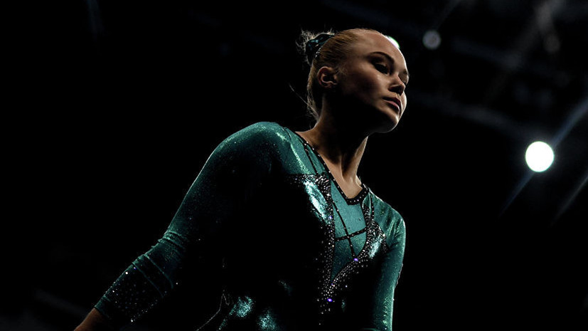 Мельникова завоевала золото в упражнении на брусьях на Европейских играх