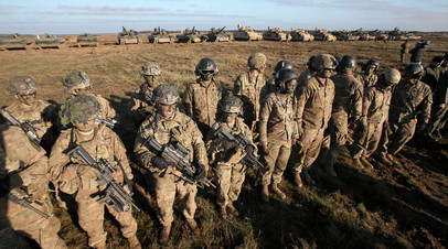 Военнослужащие армии США на учениях в Польше