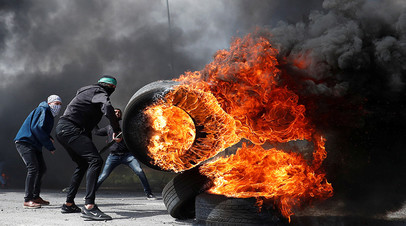 Протесты палестинских активистов