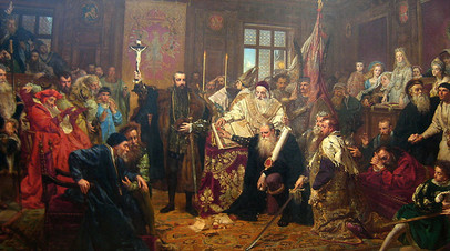 Ян Матейко, «Люблинская уния» (1869 год) 