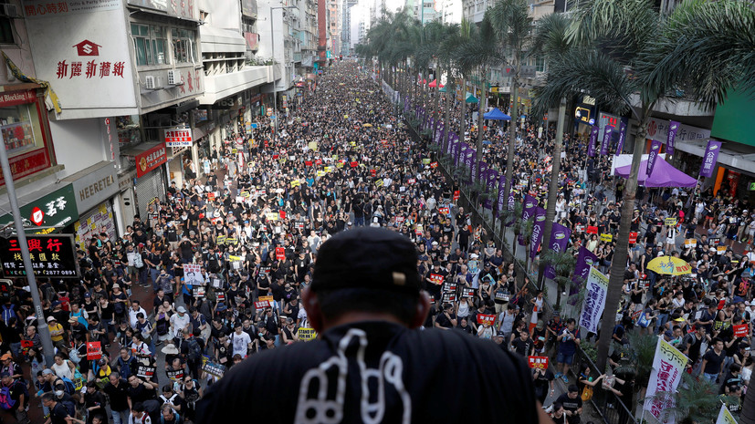МИД Британии поддержал право жителей Гонконга на протесты