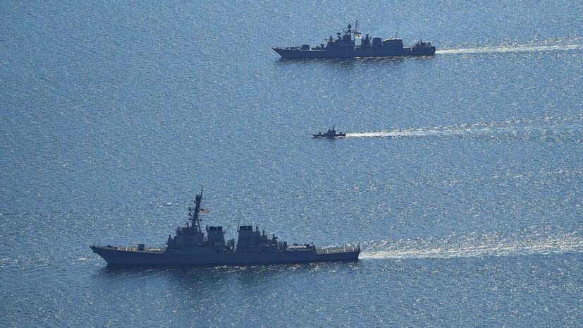 Черноморский флот России следит за учениями НАТО Sea Breeze