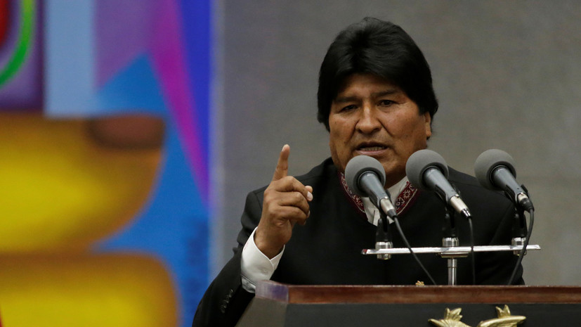 Глава Боливии заявил о заинтересованности в покупке российского оружия