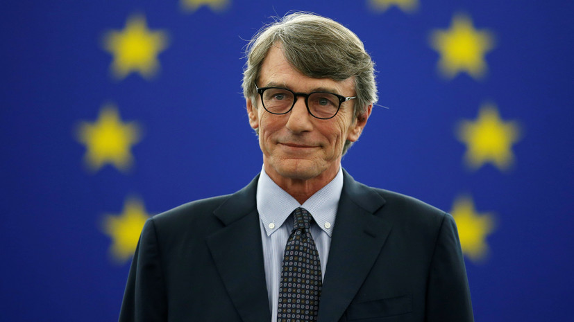 Главой Европарламента избран итальянец Сассоли