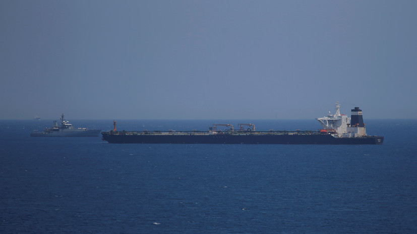Иран призвал отпустить задержанный в Гибралтаре танкер