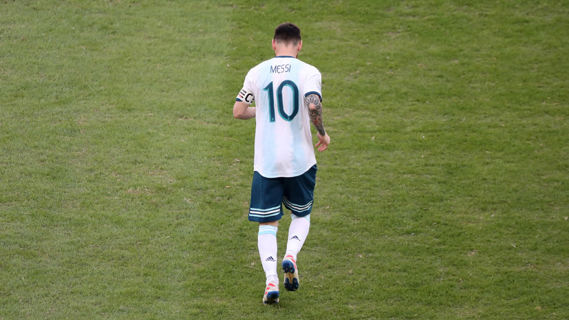 СМИ: Месси могут отстранить на два года от игр за сборную Аргентины