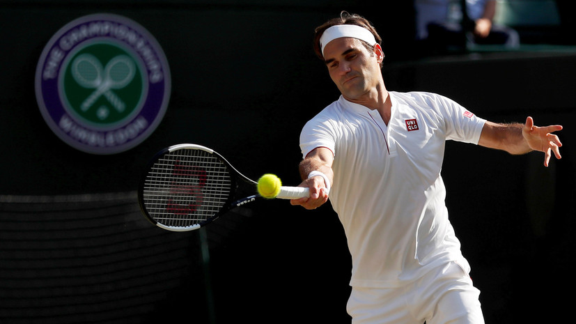 Федерер установил рекорд турниров серии Большого шлема на Уимблдоне-2019