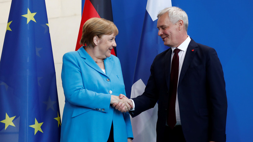 Меркель прокомментировала инцидент на встрече с премьером Финляндии