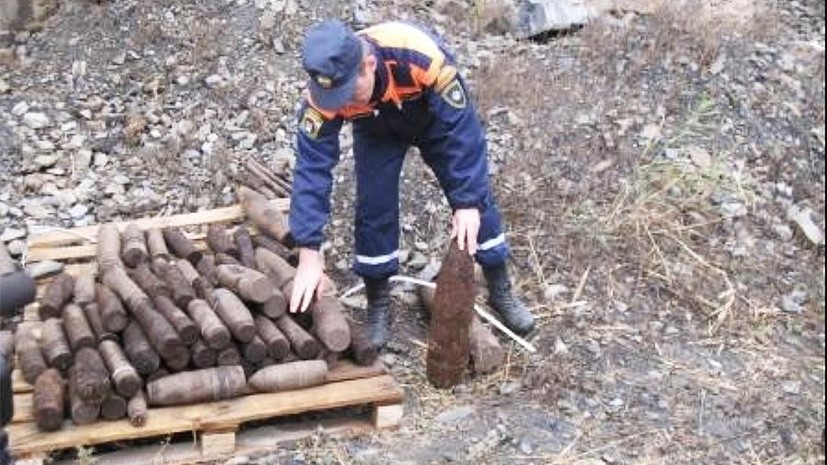 В Ростовской области обезвредили 34 боеприпаса времён Великой Отечественной войны