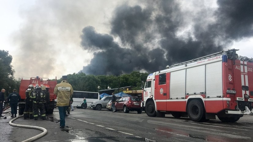 СК начал проверку из-за пожара на территории ТЭЦ-27 в Мытищах
