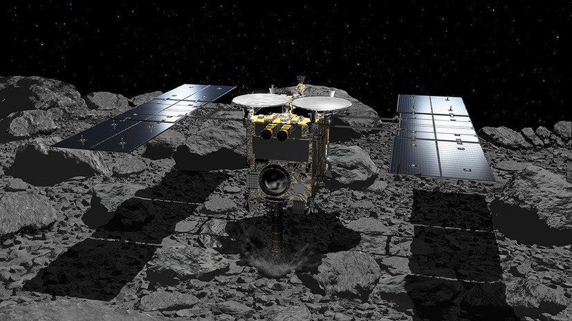 Идеальное приземление: японский зонд «Хаябуса-2» собрал образцы грунта на астероиде Рюгу 