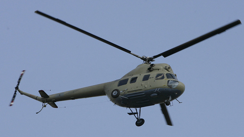 На Украине разбился вертолёт Ми-2