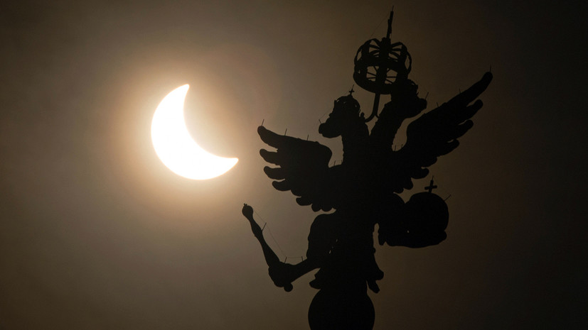 В ночь на 17 июля жители России смогут увидеть частичное лунное затмение