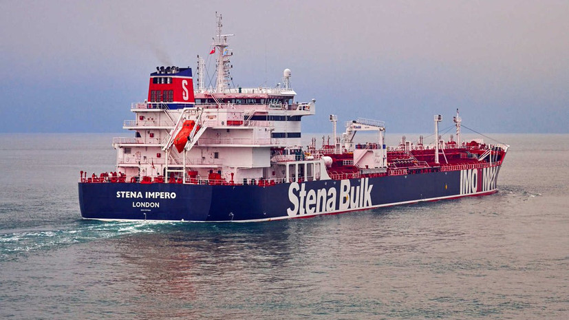 Посольство: связи с россиянами на танкере Stena Impero пока нет