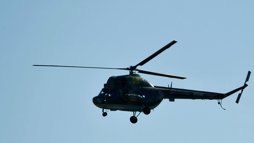 Вертолёт Ми-2 совершил жёсткую посадку в Адыгее