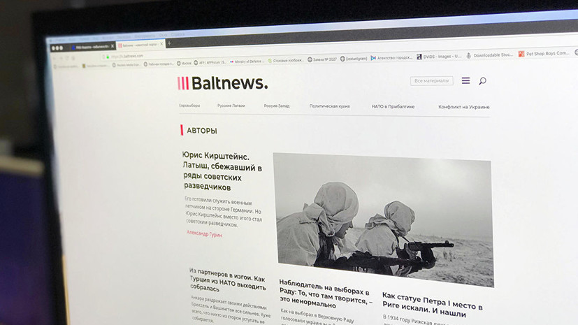 Миссия при ОБСЕ: Россия обеспокоена блокировкой Baltnews.lv в Латвии