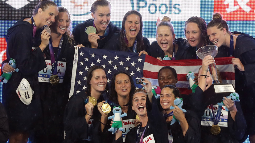 Женская сборная США по водному поло стала победителем ЧМ в третий раз подряд