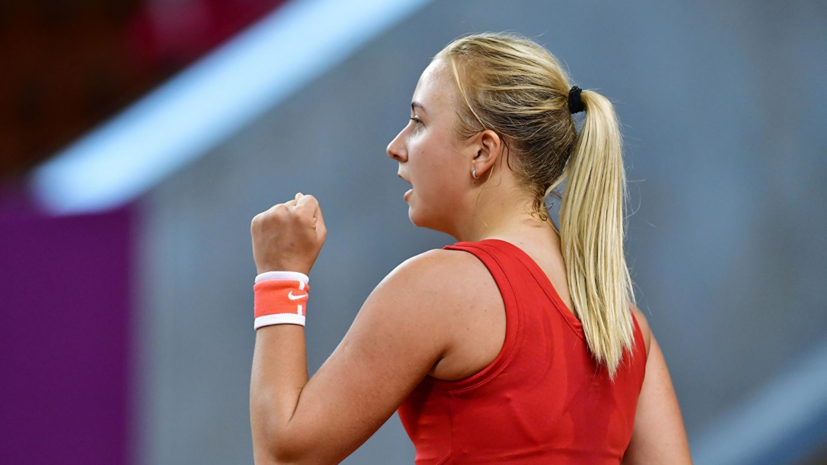 Потапова обыграла Циг и вышла в полуфинал турнира в Юрмале