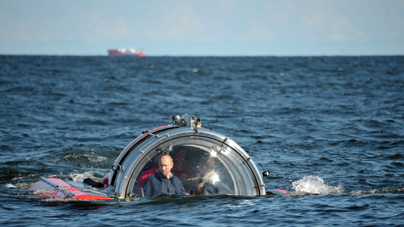 Путин в батискафе погрузился к месту гибели подлодки Щ-308