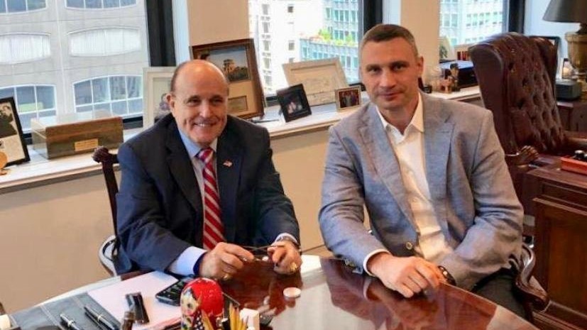 Кличко провёл переговоры с адвокатом Трампа в Нью-Йорке