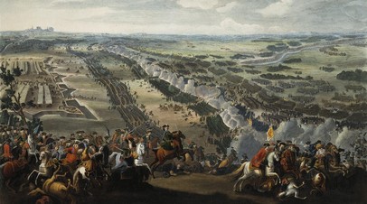 Денис Мартен. «Полтавская битва». 1726