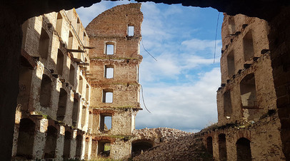 То, что осталось от мельницы в бывшей деревне Муслюмово