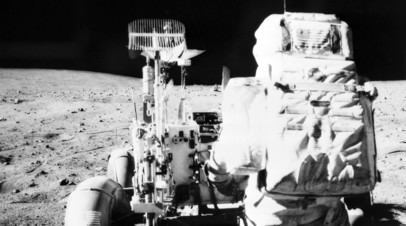 Астронавты миссии «Аполлон-16» на Луне, 1972 год