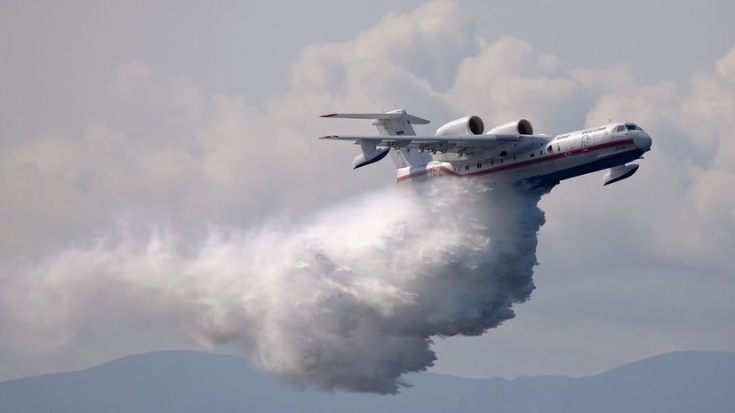 Авиация Минобороны и МЧС за сутки потушила пожары площадью 23 000 га