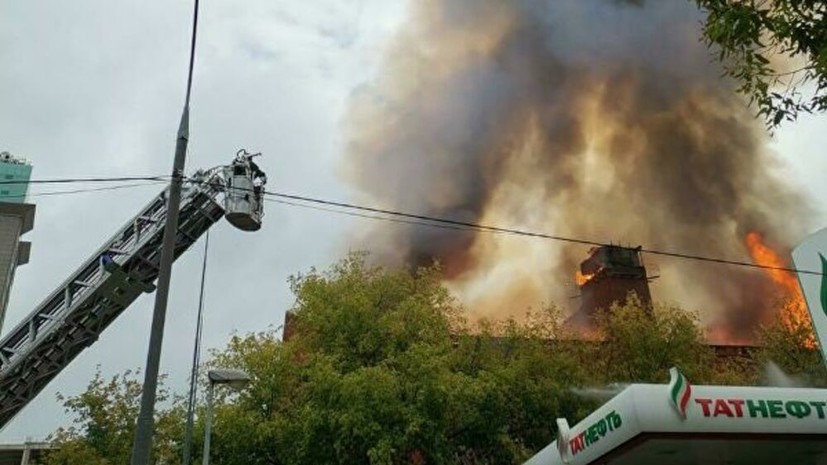 Крупный пожар на Дубининской улице в Москве ликвидирован
