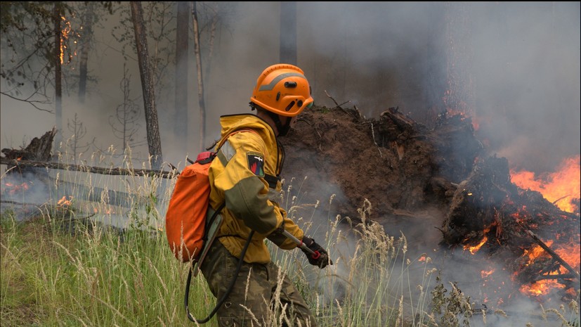 На месте падения Тунгусского метеорита потушили лесной пожар